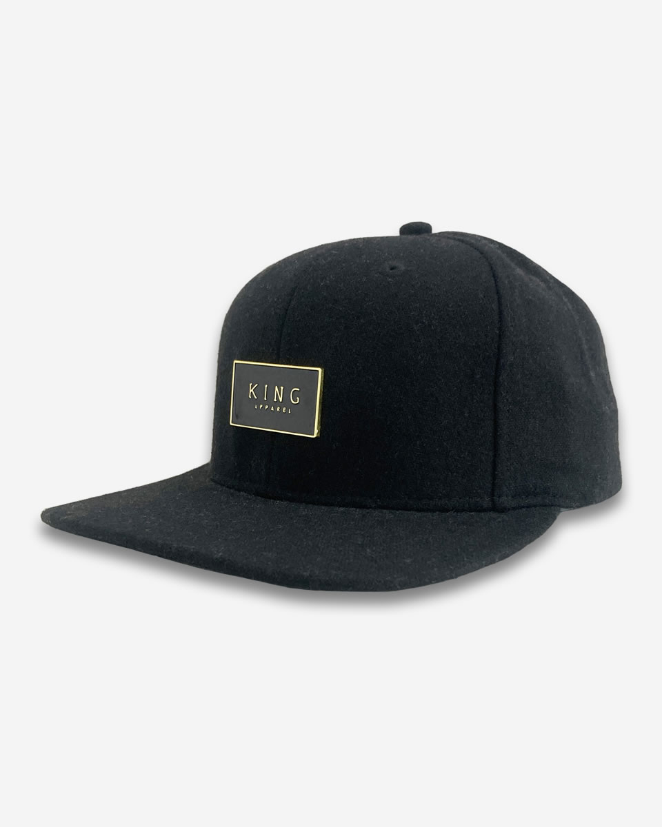 Gold Seal Snapback Cap - Black (Sample)
