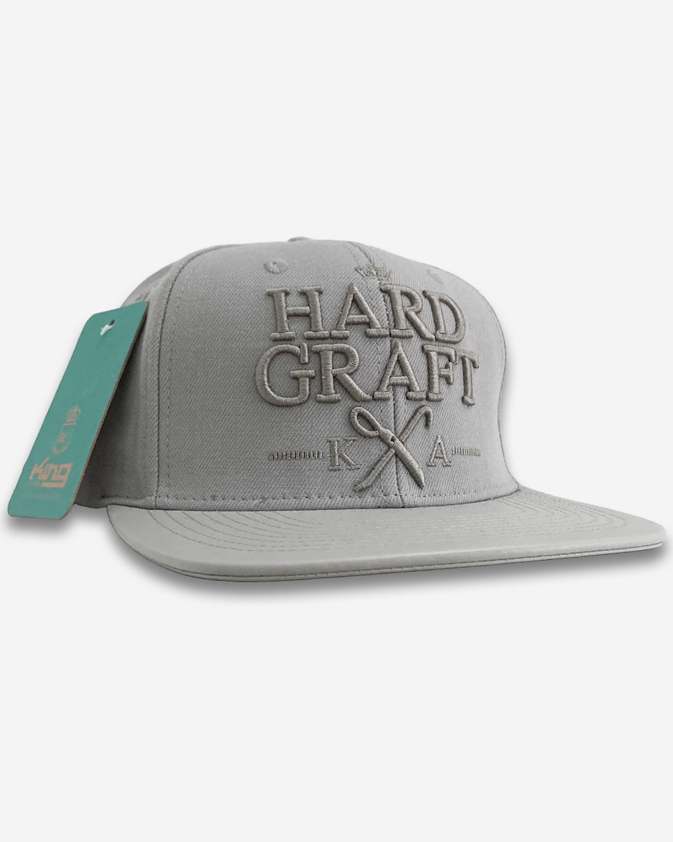 Hard Graft Snapback Cap - Grey (Sample)