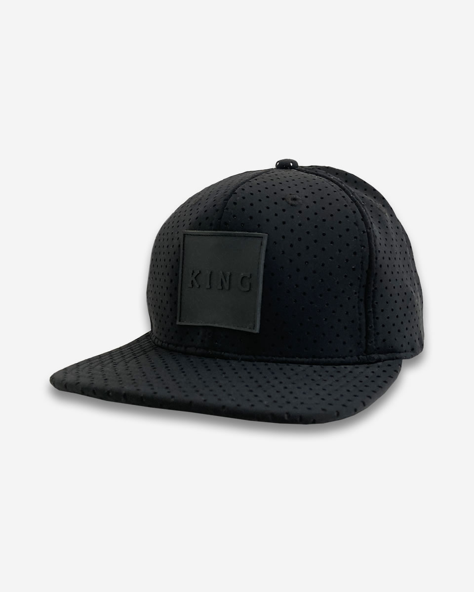 Perf Snapback Cap - Black (Sample)