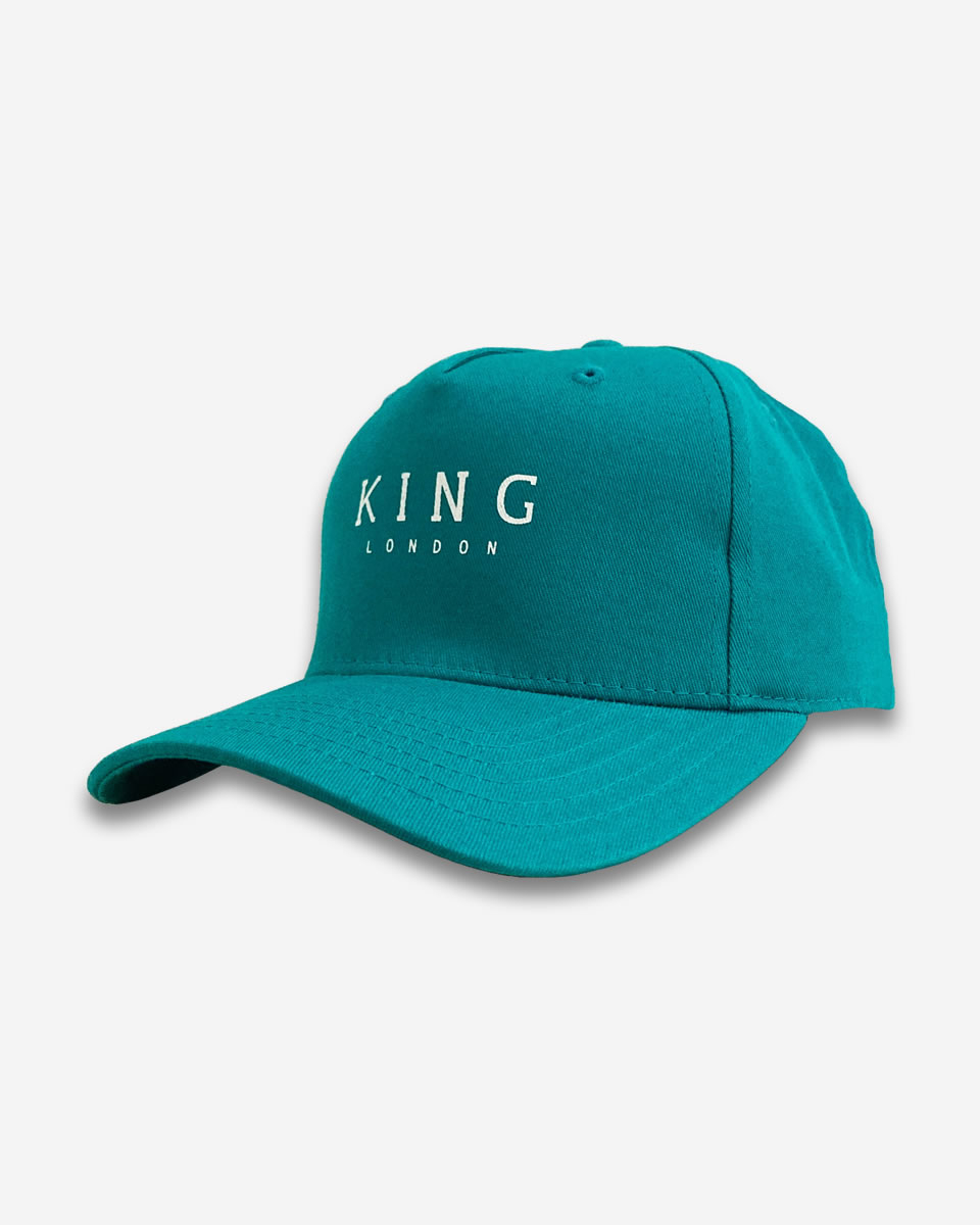 KING Apparel Staple Curved Peak Cap - Turquoise (Sample)