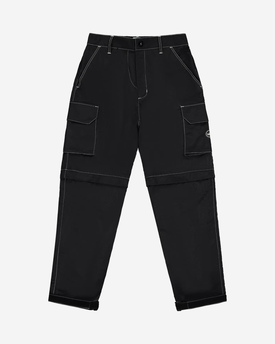Earlham Crepe Cargo Pant - Black