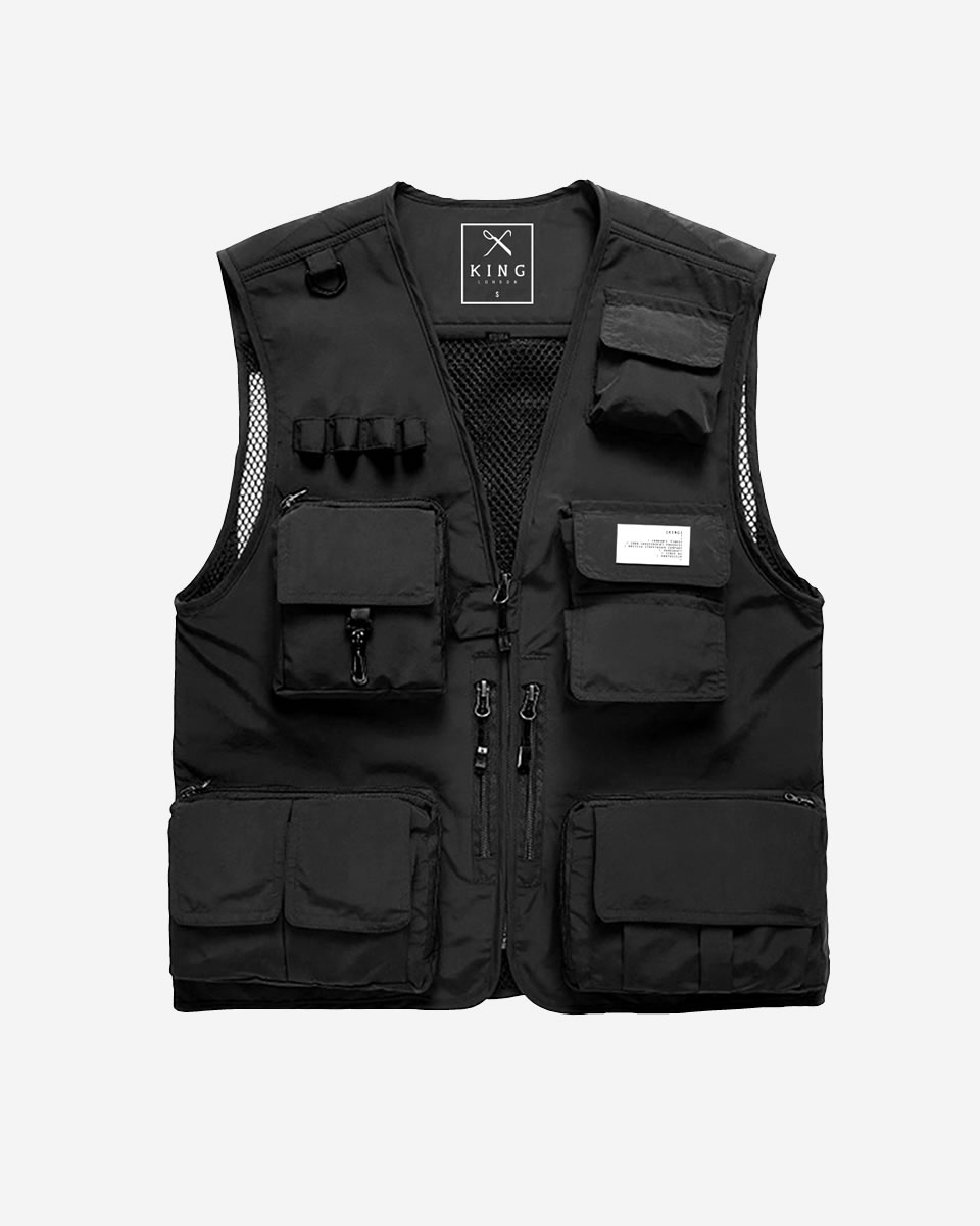 Earlham Techwear Tactical Vest - Black