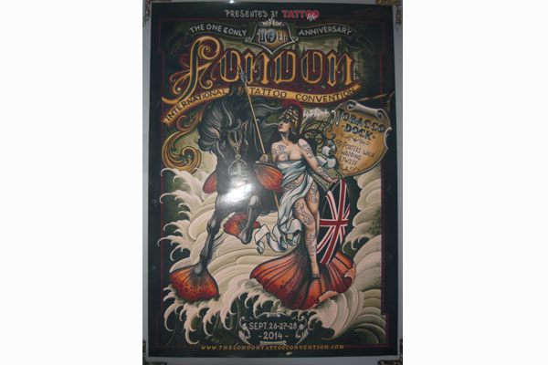 The London Tattoo convention poster
