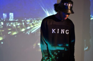 King Apparel Lookbook SS15 - Perf tracksuit black