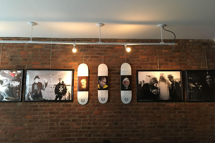 Raised Fist tribute skateboards to New York's OG's