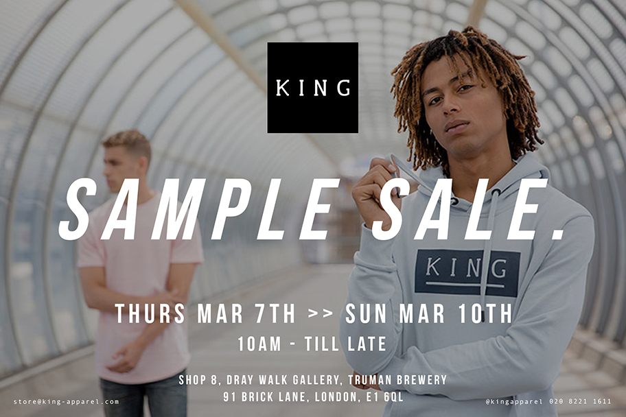 KING sample sale