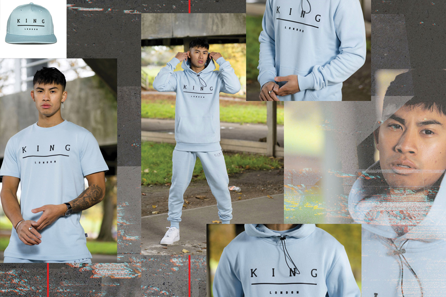Baby blue tracksuit