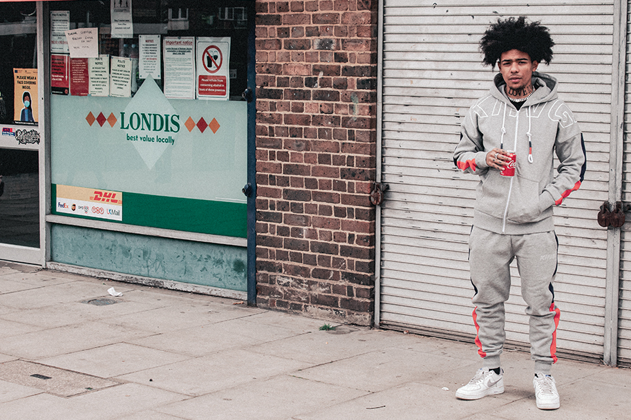 SBK in the manor tracksuit grey