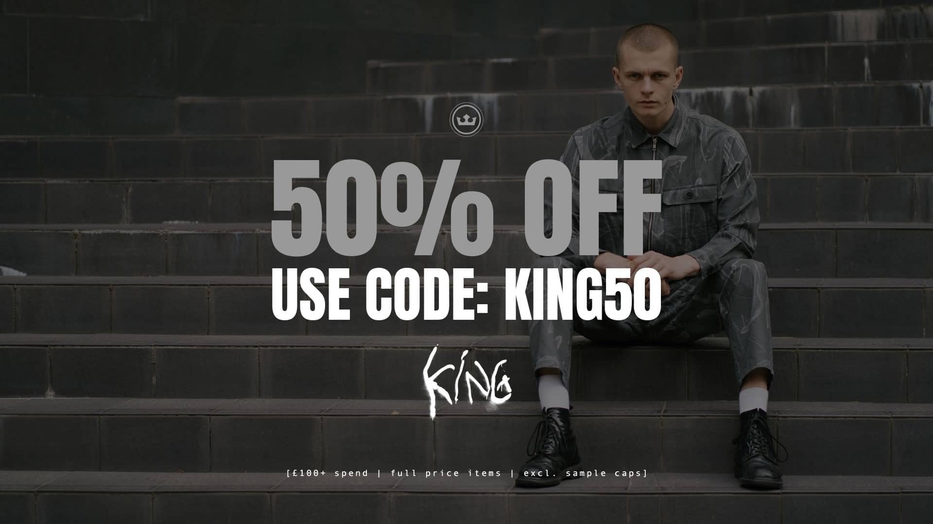 50% OFF - Use Code: KING50