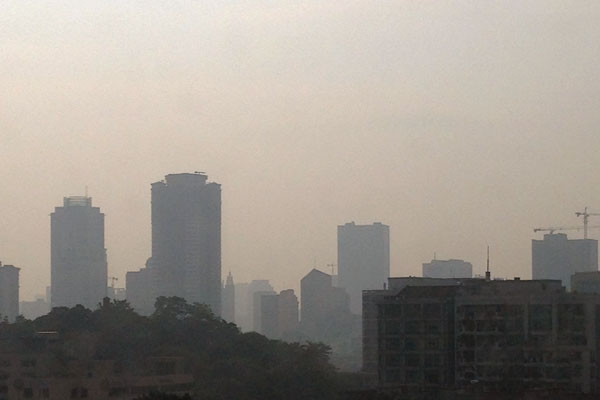 Guangzhou smog.